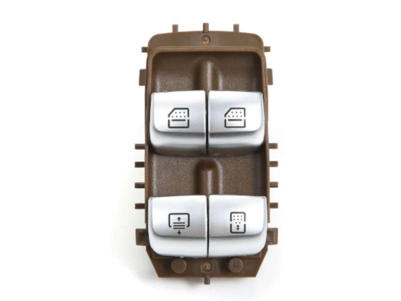 PREKIDAČ POD. STAKLA MER. S-CLASS 013-017 LX 4 TIPKE (3PIN)SMEĐI