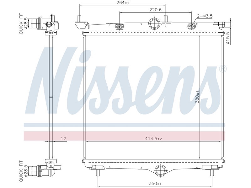 HLADNJAK VODE OPEL CORSA F 019- PEUGEOT 208 019-