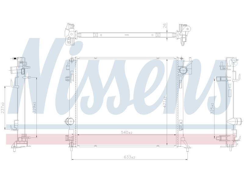 HLADNJAK VODE NISSAN QAUSHAI 017-