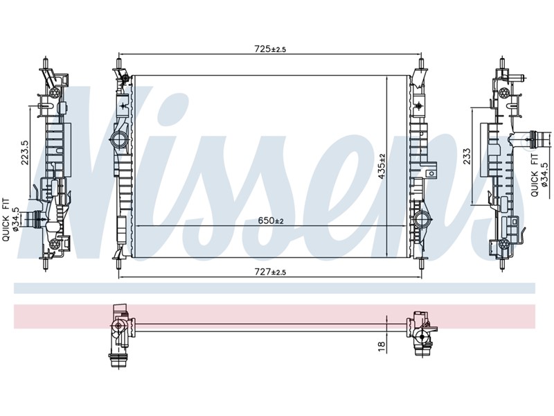 HLADNJAK VODE OPEL GRANDLAND 017-