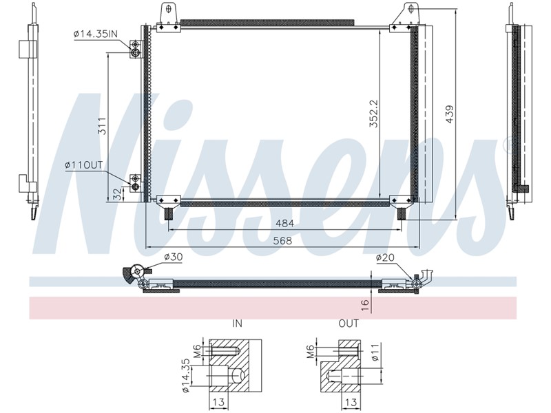 HLADNJAK KLIME OPEL CORSA 019 PEUEGOT 208 019-