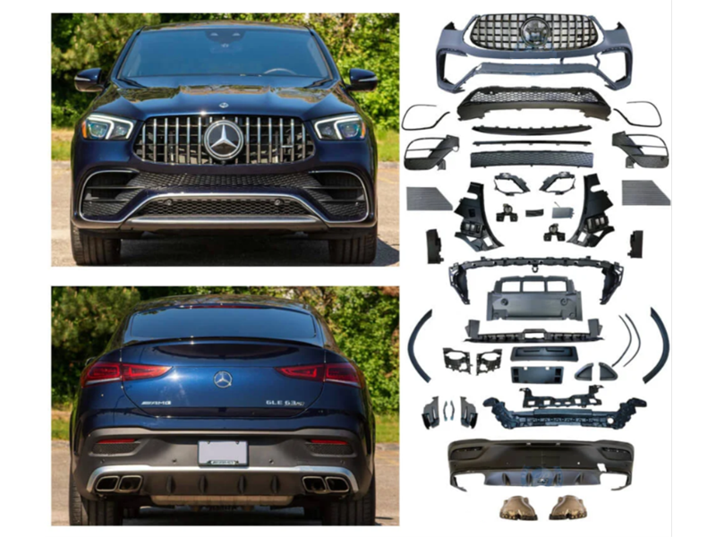 BRANIK PRED.+ZAD. MER. GLE COUPE C167 020- BODY KIT