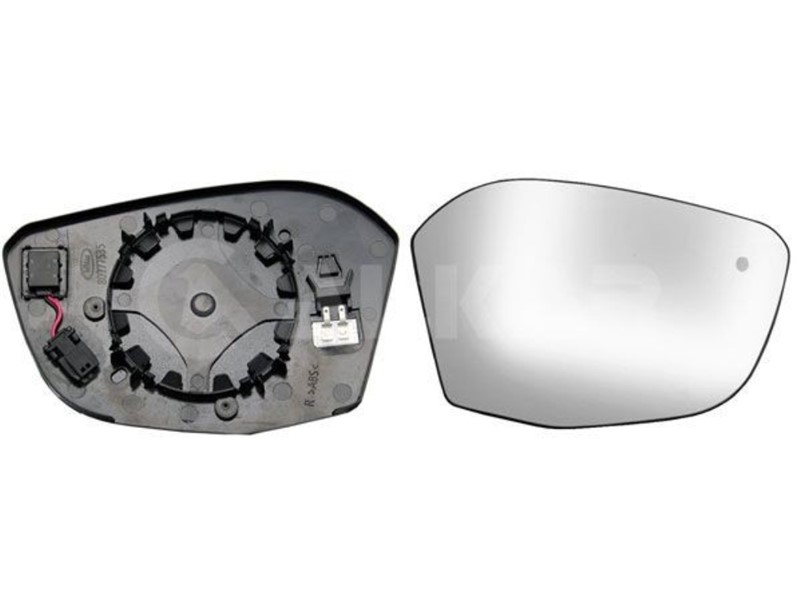 STAKLO RETR. PEUGEOT 308 021- DX S MRTVIM KUTEM (2PIN)